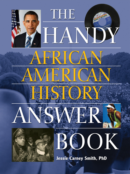 Cover image for The Handy African American History Answer Book